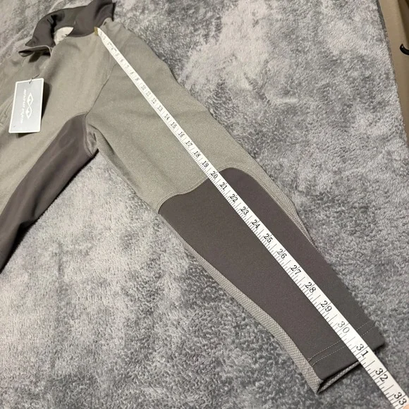 Snake Eyes Golf Pullover Mens Lg Gray 1/4 Zip Long Sleeve Performance Shirt NWT - Picture 7 of 7